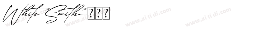 White Smith字体转换
